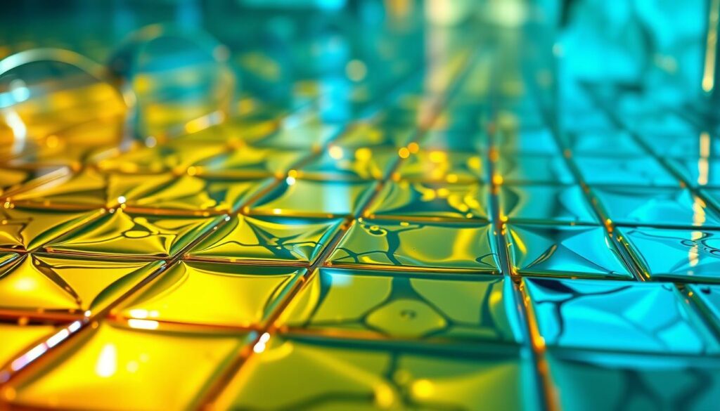 3D-Fliesen optische Effekte Glasfliesendesign