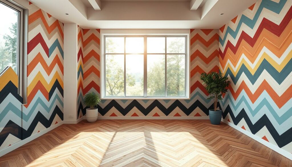 Chevron Muster Geometrie