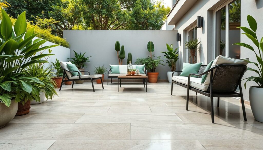 Feinsteinzeug Terrassenplatten