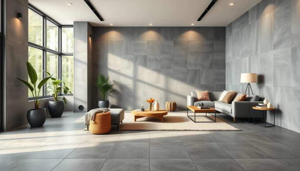 Grau Fliesen Design