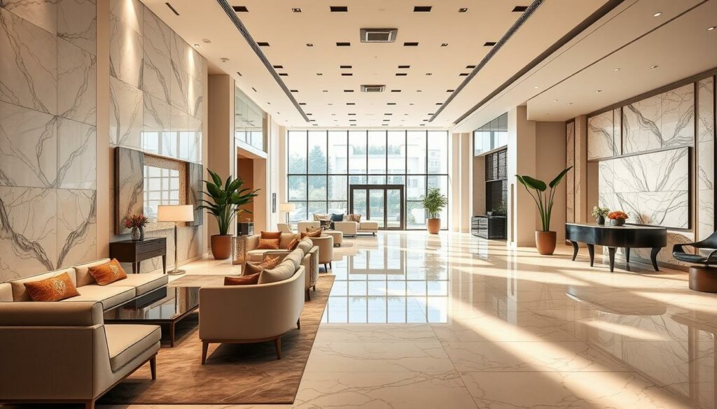 Luxus Showroom Präsentation für exklusive Immobilien
