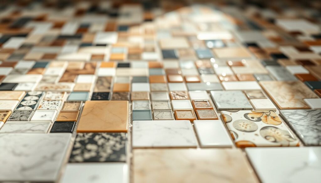 Mosaikfliesen Materialien