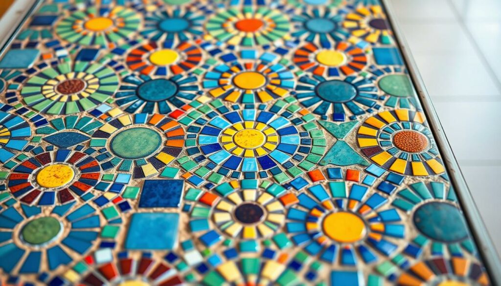 Mosaikfliesen Möbeldekoration