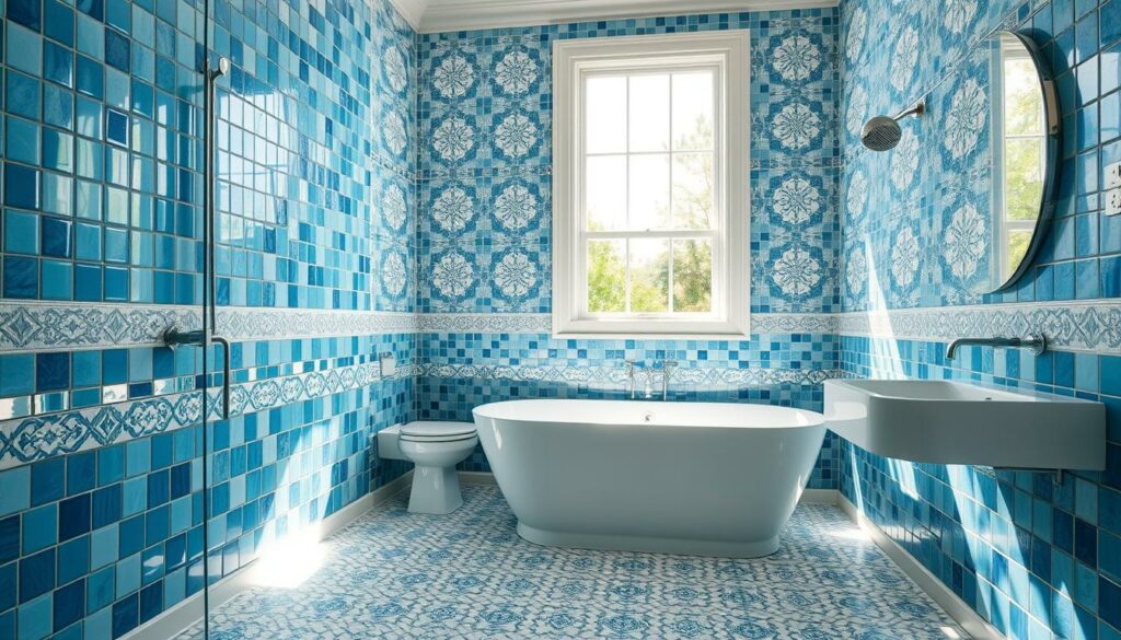 Mosaikfliesen im Badezimmer