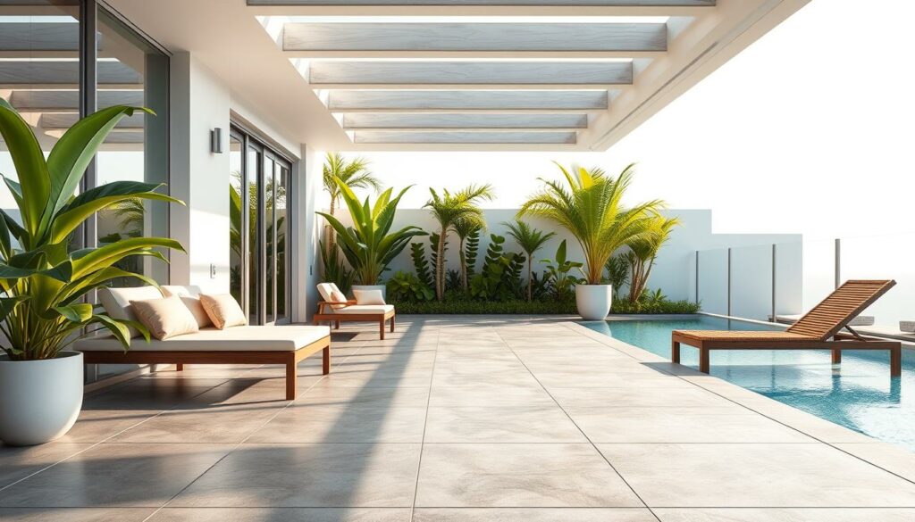 Terrassenfliesen im Großformat
