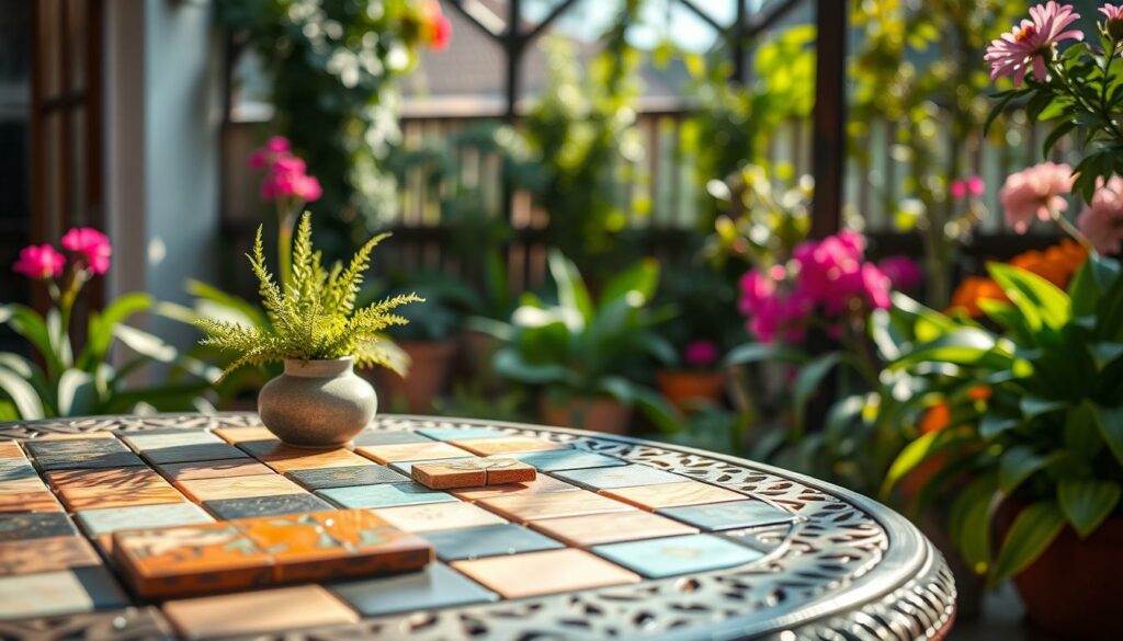 Terrassentisch Fliesen Auswahl